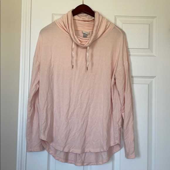 Soft long sleep cowl neck shirt - Picture 1 of 2